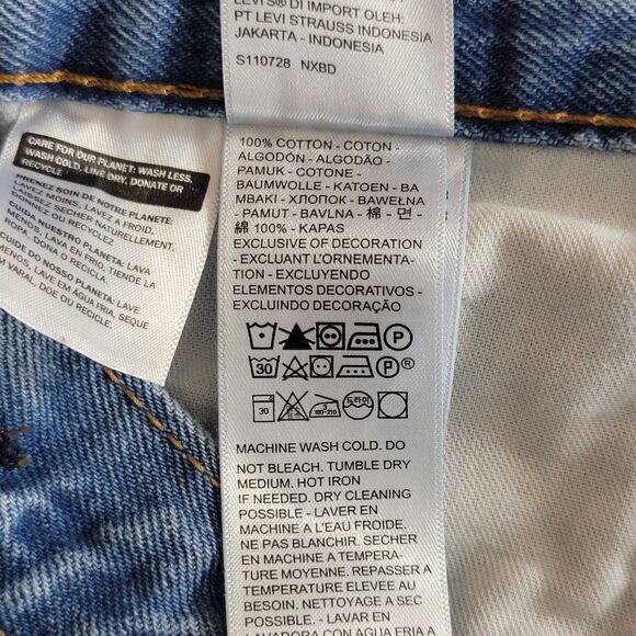 Levis 550 Jeans Mens 36x33* Blue Relaxed Straight Leg Red Tab American Denim - Picture 13 of 14